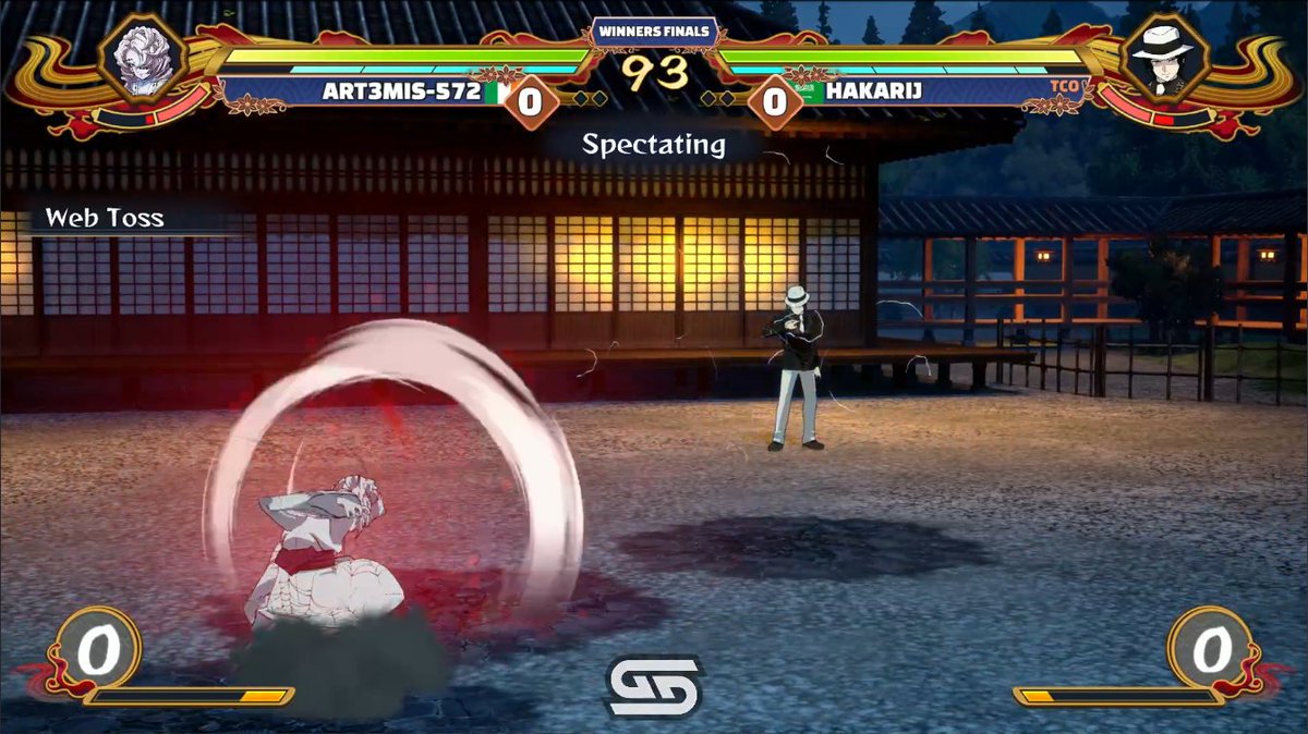 Winners finals now live! 

Art3mis-572 Vs Hakarij 
First to 3 goes to Grand Finals! 

#DemonSlayer #UltimateBurst 
🐱