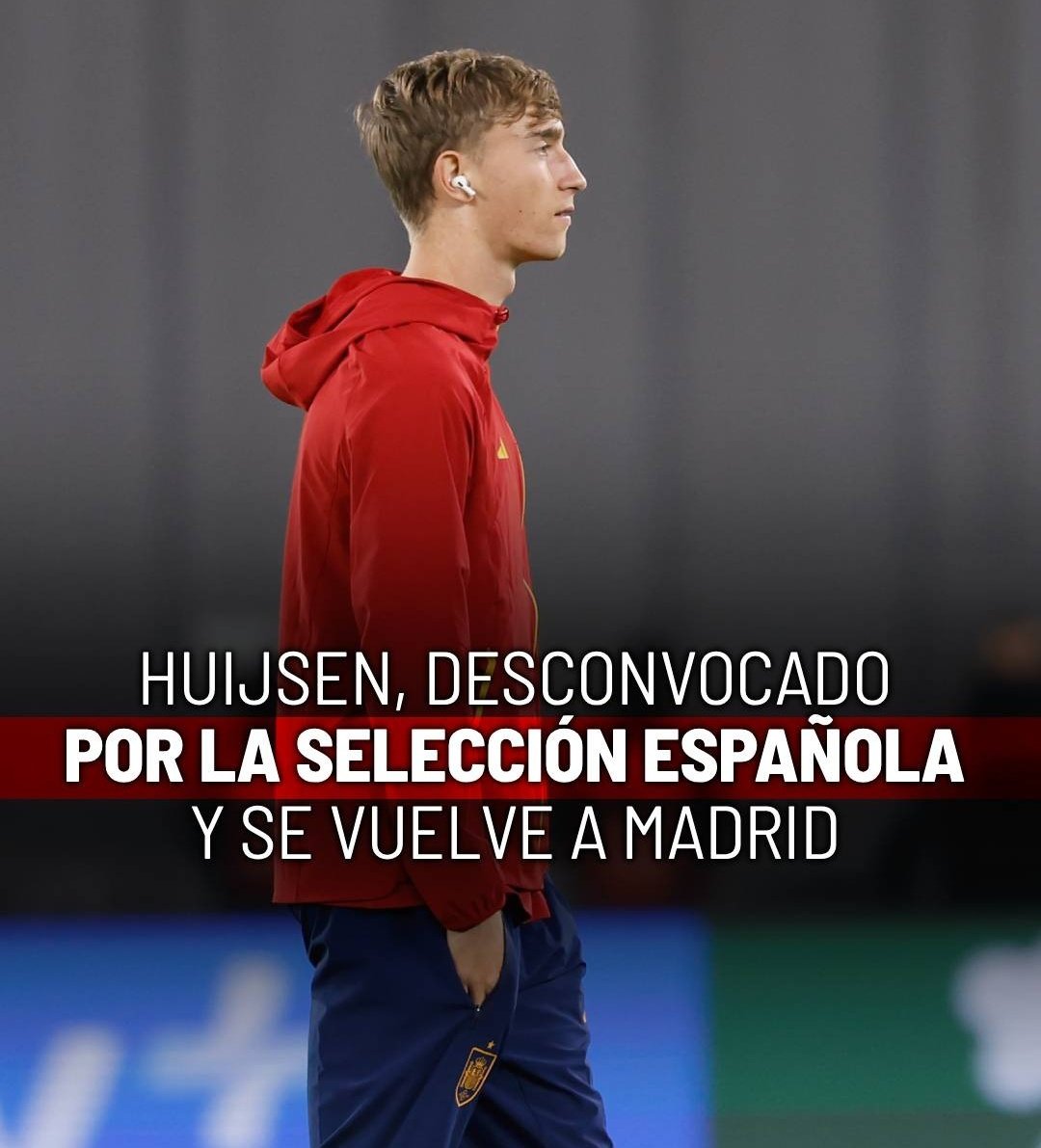 Huijsen vuelve a casa !!! 🚨

El central, que se perdió el partido 🆚 Georgia por molestias musculares, ha sido liberado por la selección española 💥