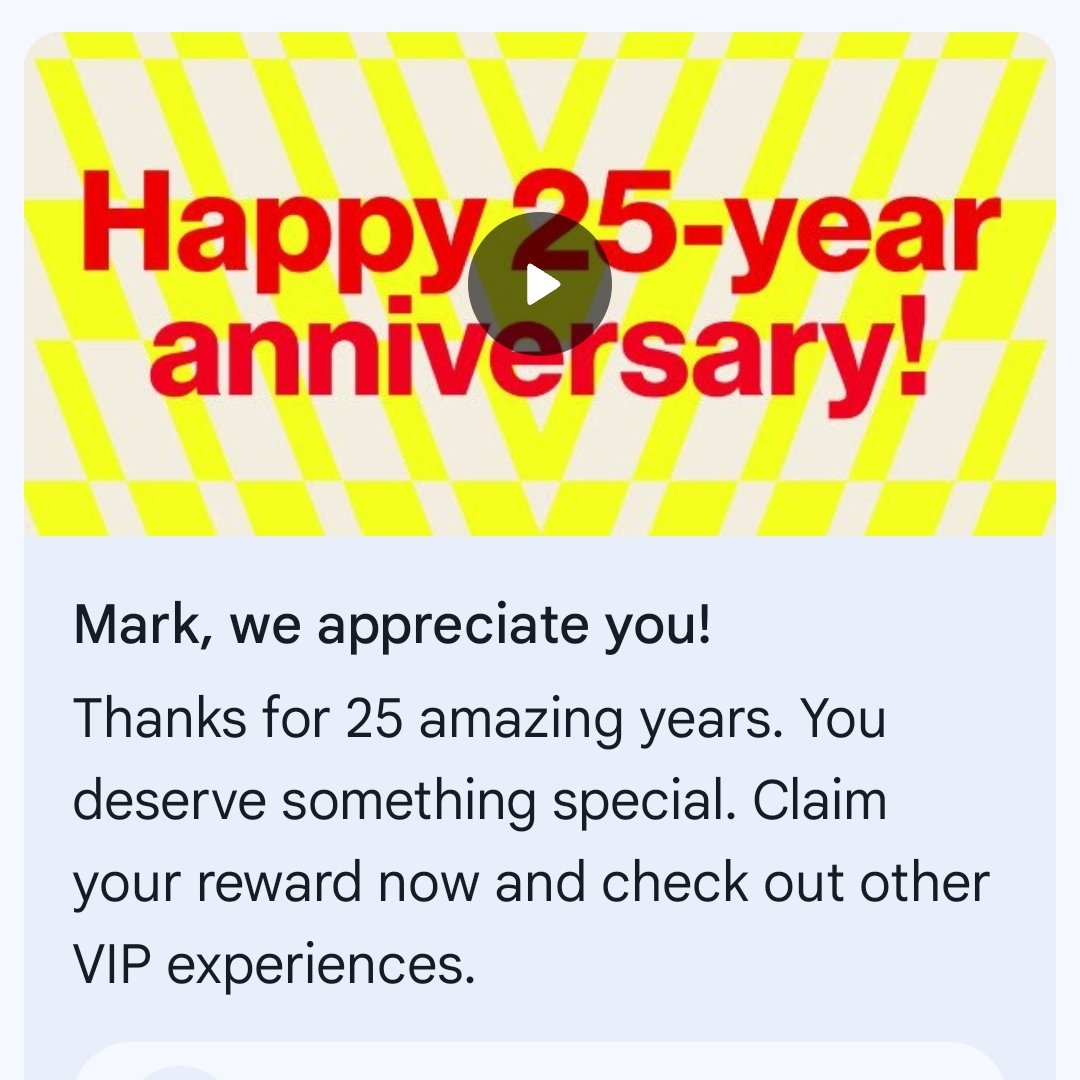 markvioli's tweet image. 25 years with #Verizon for Mobile, Cable &amp;amp; Internet. &quot;You deserve something special&quot; 

My special reward for 25 years of loyalty? A free Wall Calendar from #Shutterfly.

No wonder people are jumping ship on you 

#ThanksForNothing #ToneDeaf
@verizon @verizonnews @VerizonSupport