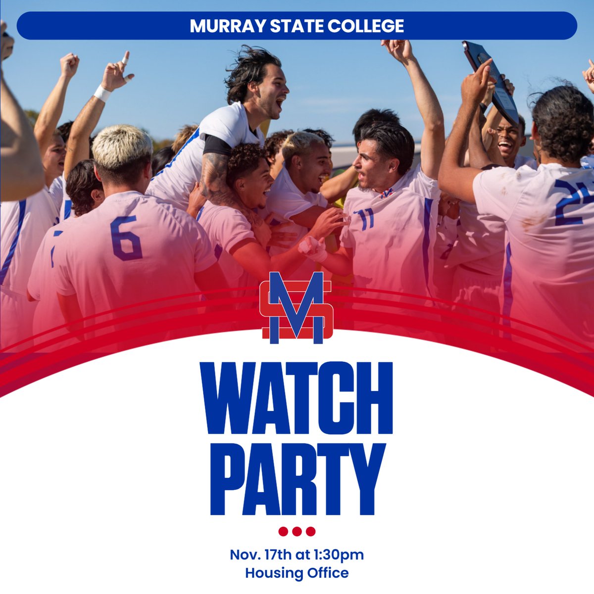 ⚽️ WATCH PARTY! ⚽️

Join us as we cheer on the Aggies as they compete in the NJCAA Men’s Soccer Championships!

📅 Monday
🕜 1:30 PM
📍 Housing Office

We’ll have the game on for anyone who wants to stop by, hang out, and support the Aggies on the national stage. 

#GoAggies