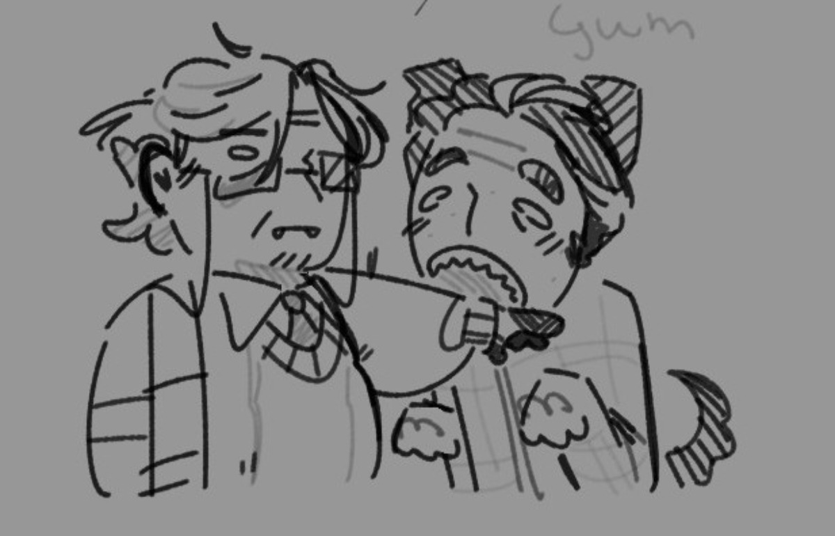 ____Teacat____'s tweet image. CW! Suggestive? 
Kinda very super duper late Halloween adjacent stuff #stanarrator