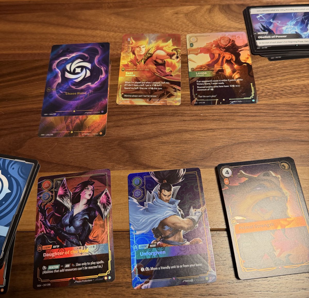 Only been about to find like 15 packs out in the wild but I’ve pulled some bangers for Riftbound.