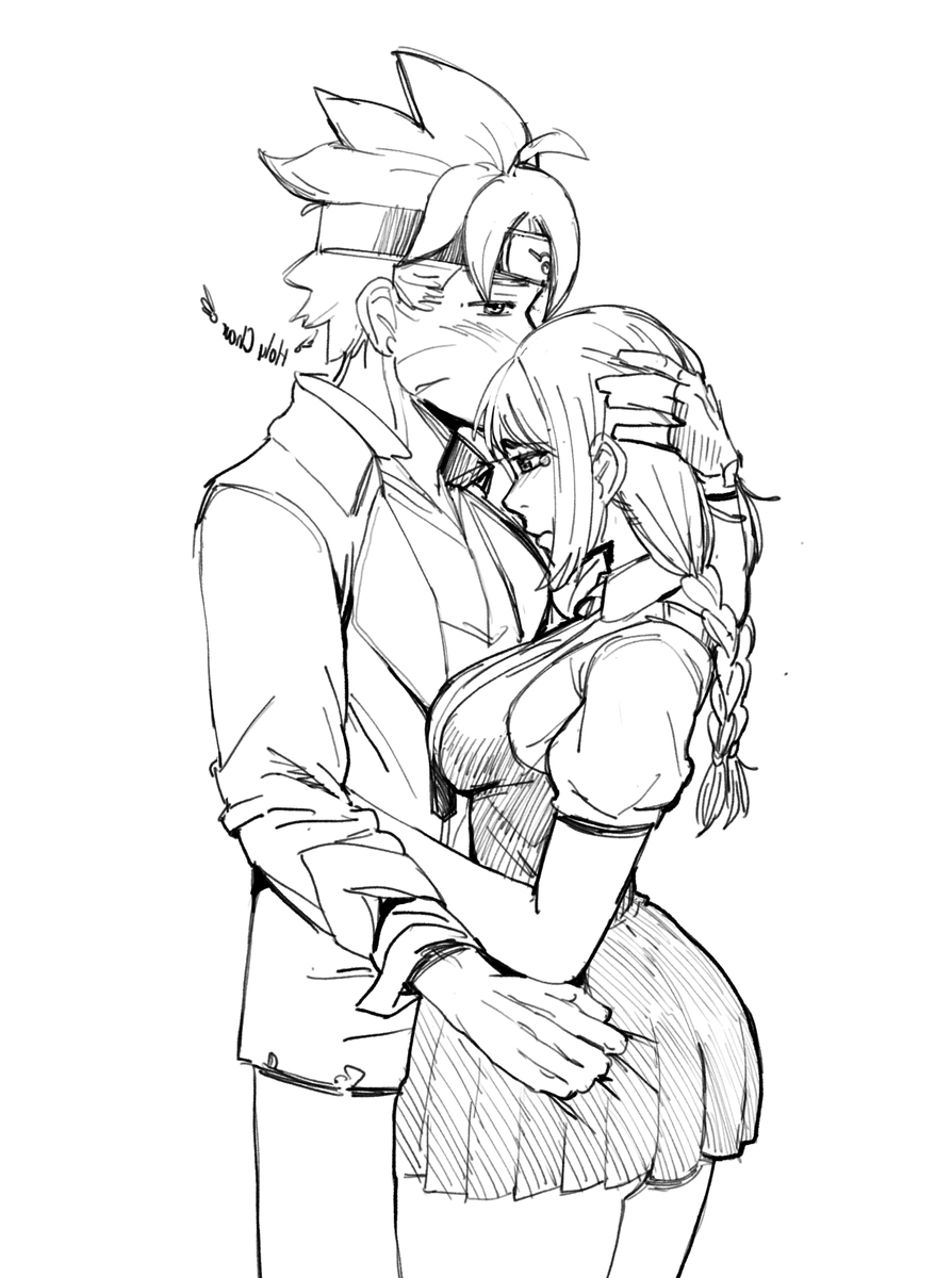 GoodSharlotte's tweet photo. Ships de Boruto/Black Clover que he dibujado https://t.co/Joupo9cTDT