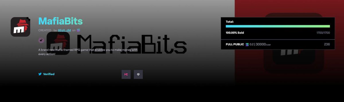 MafiaBits's tweet image. We have now minted out!

Huge shoutout to @LaunchMyNFT for building a platform that has enabled us to ship our nft collection. 

Thank you to everyone that minted, and those who have joined us on our journey so far!