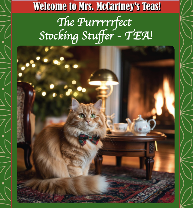 "It's Tiiiiiime!" the deadline to order personalized #McCartney Teas for the #Holidays (w/ your logo or message on the label), is fast approaching...conta.cc/4o2cLbr #GiftsUnder20 #StockingStuffer #PersonalizedGifts #TeaLovers Order here: mrsmccartneysteas.com/pages/food-svc…