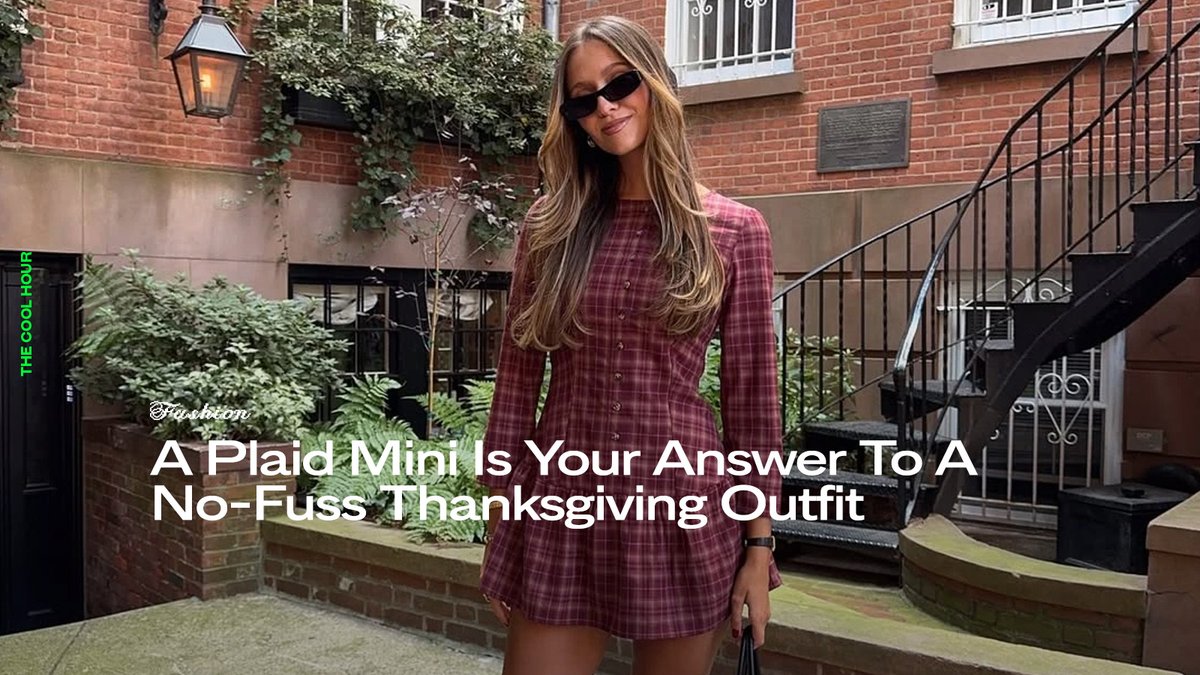 TheCoolHour's tweet image. Plaid is everywhere right now and a plaid mini dress brings an instant holiday mood. Add knee high socks and patent flats for a vintage finish that keeps Thanksgiving cute. 

🔗 thecoolhour.com/a-plaid-mini-i…

#fallstyle #fashiontrends