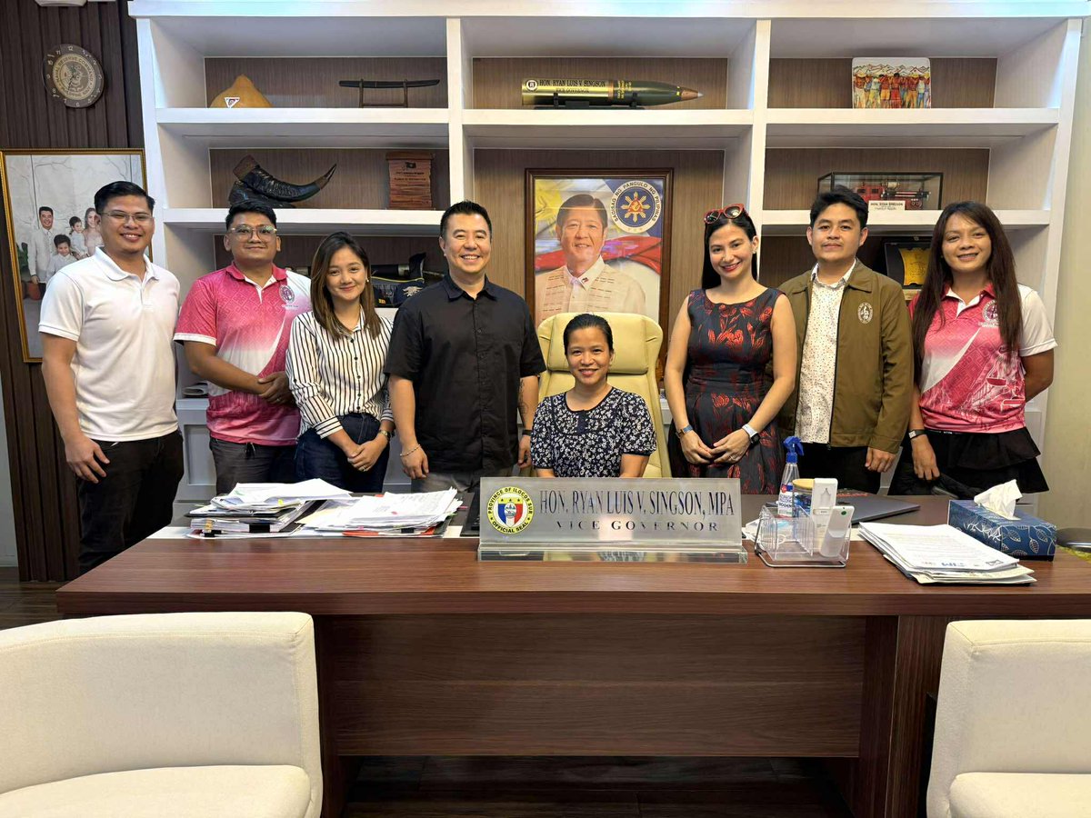 IBP_NCLA's tweet image. IBP Ilocos Sur
August 05, 2025

Courtesy Call with Vice Governor Ryan Singson at Ilocos Sur Provincial Capitol last August 5, 2025.

#IBPNCLA
#ServeTheCountryHailTheIBP
#IBPLegalAid