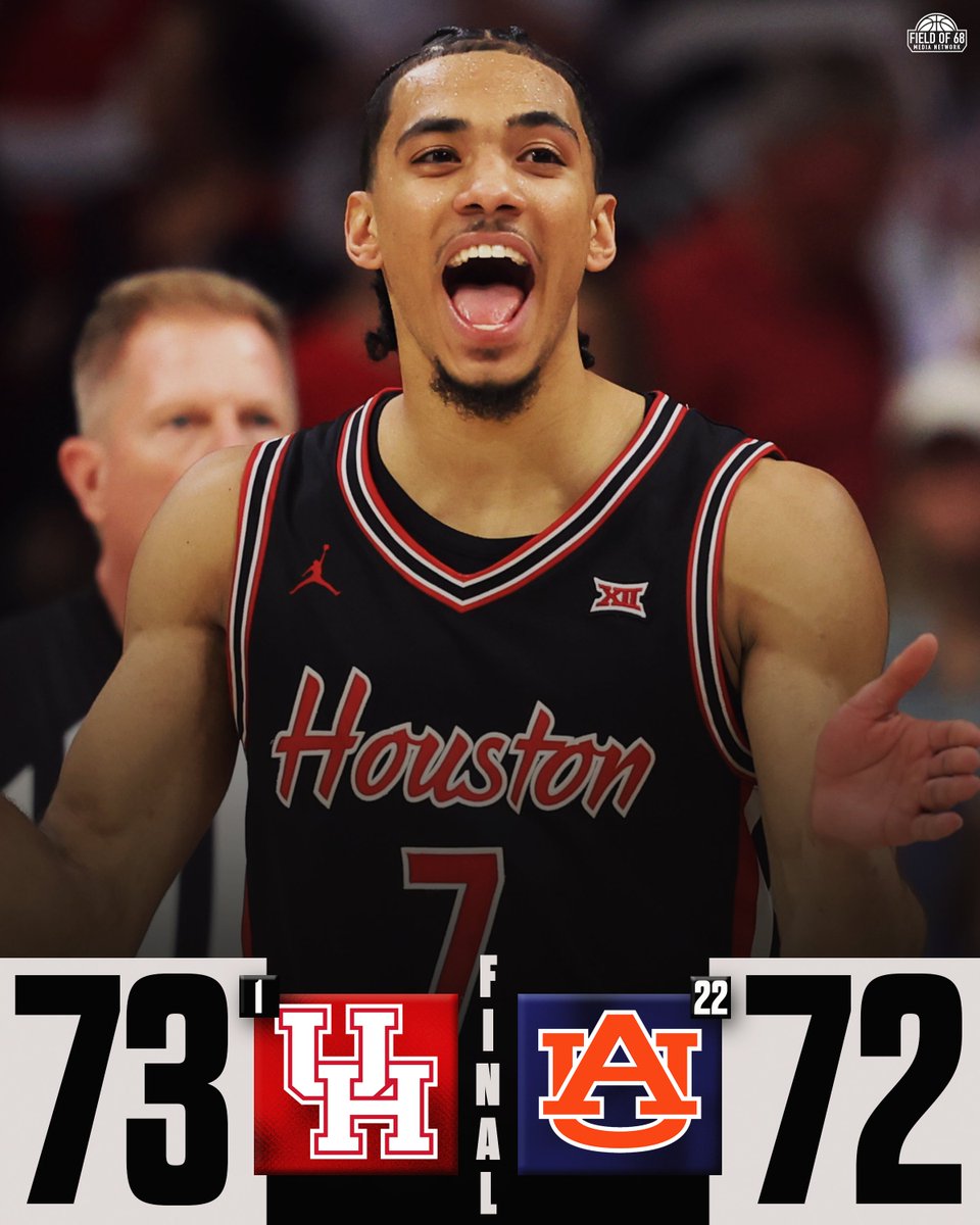 Houston HANGS ON against Auburn! 👀

A big ranked W for <a href="/UHCougarMBK/">Houston Men's Hoops 🏀 🐾</a> 🔥