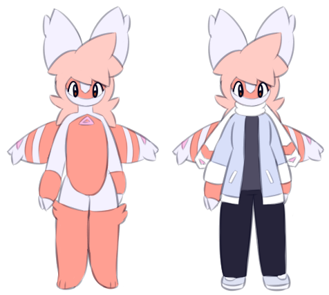 SFW reference of my latias form, which will be useful for some situations. #KespuArt