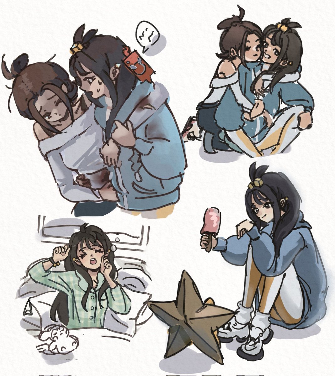 some doodles of the girls
デウセイ / limony