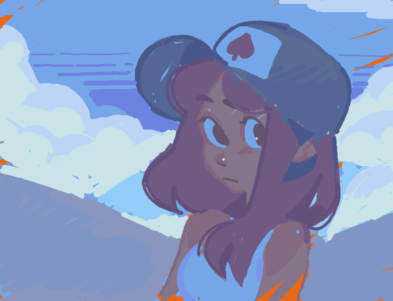 IgoStarling's tweet photo. Quick sketch in mspaint https://t.co/wqWETdOLi1