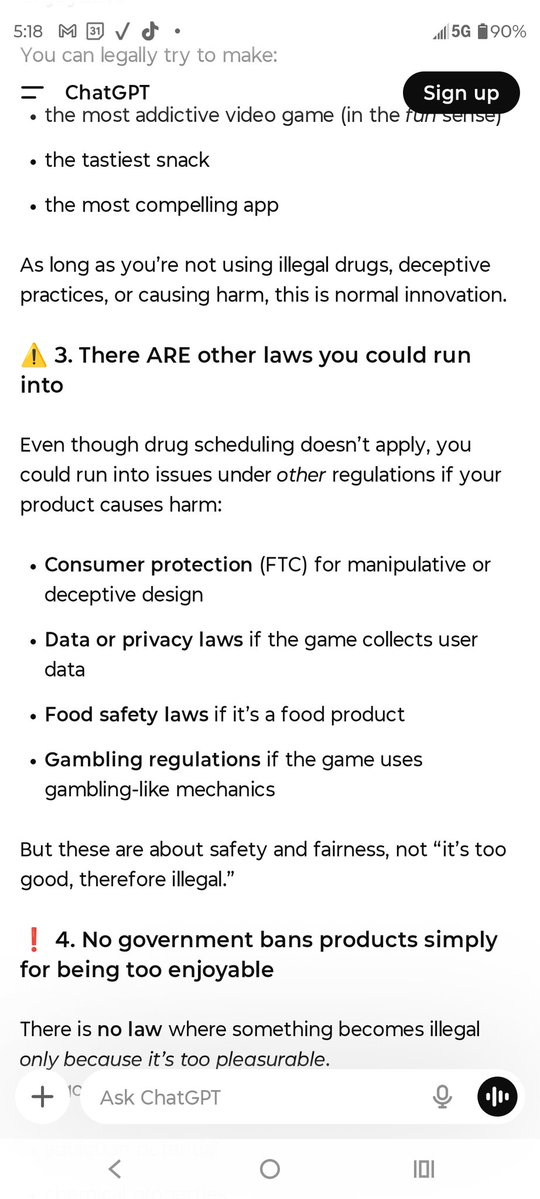 GG_Aeration's tweet image. Shame we can&apos;t just mirror addictive drugs and make the game off that.  But we should be in the clear to make things as addictive as XYZ, so research link might be needed on every product?
.....
#gamedevs #hardwaredev
