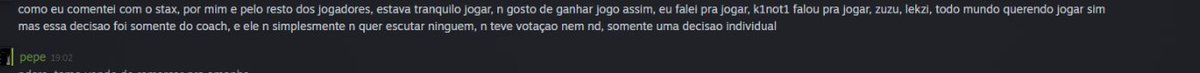 <a href="/bestia_corp/">BESTIA</a>, Acredito que vocês não saibam o monte de merda que vocês tenham dentro da organização mas fica aqui visível pra vocês e para o publico.

Hoje íamos jogar o jogo classificando valendo vaga para <a href="/CajuntoCom/">CajuntoCom</a> tínhamos o lash e o zock9 inscritos só que infelizmente