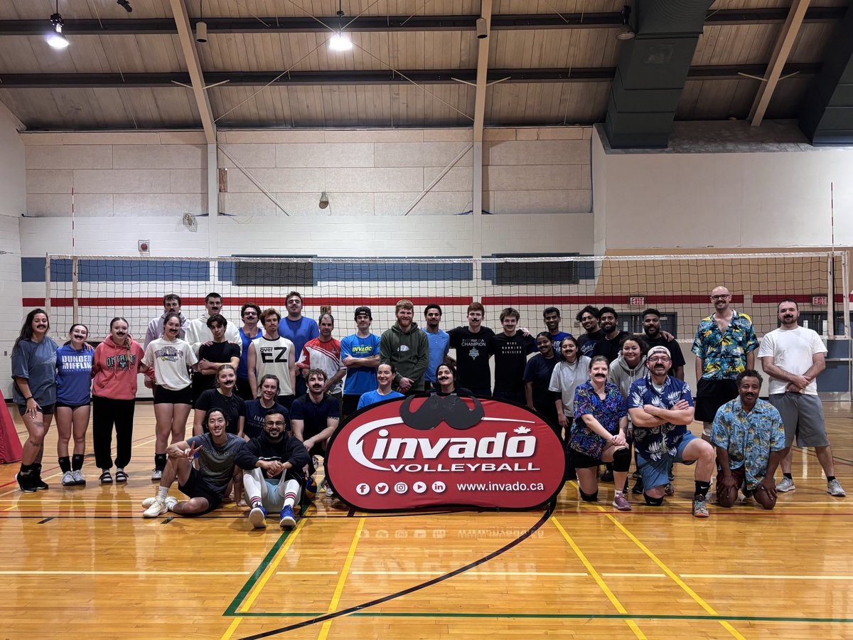 InvadoVB's tweet image. OSHAWA — A massive thank you to everyone who came out to play and support Movember Canada at our Movember Mo’Volley Co-Ed 6’s tournament!

A HUGE congratulations to our Spirit Award WINNERS in support of Movember Canada, TOGETHER we raised over $300 💫