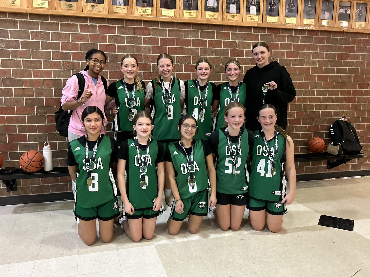 Huge congratulations to OSA 8th Debuse/Thompson on bringing home the Millard West Lady Cats Tournament Championship this weekend!

Energy. Grit. Big moments. These girls showed out when it mattered most.

#OSAFamily #ChampionshipMentality #StackingWins