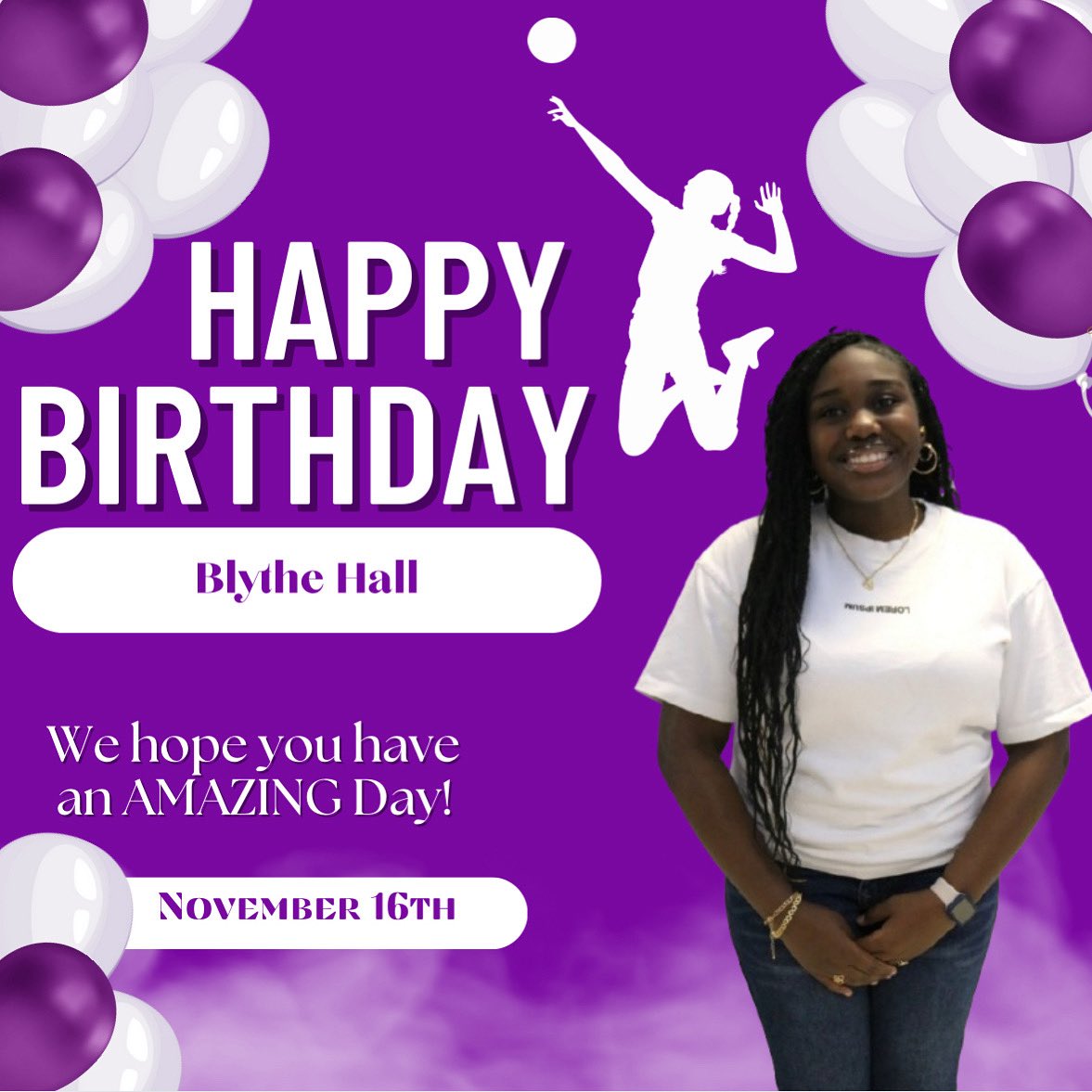 DianeCano's tweet image. Happy Birthday Shout Out to Blythe H., from Knight Watch and Yearbook Staff!  We hope you have a wonderful day!  @ECISDtweets @_ECVolleyball @LegacyECISD @LMSKnights @larson_lms