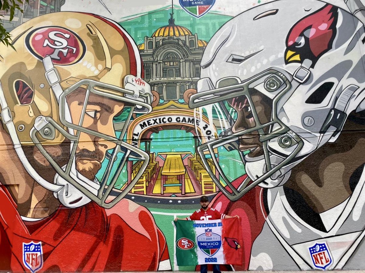 jaavier28's tweet photo. @FOXSportsMX Throwback del 2022 NFL Mexico Game 
San Francisco 49ers vs. Arizona Cardinals

Apóyenme con un fav para ganar el jersey de Ricky Pearsall 🙏🏻

#NinersxFSMX 
#NFLxFSMX
#FOXImpactoNFL
#FTTB https://t.co/harfGi8iIC