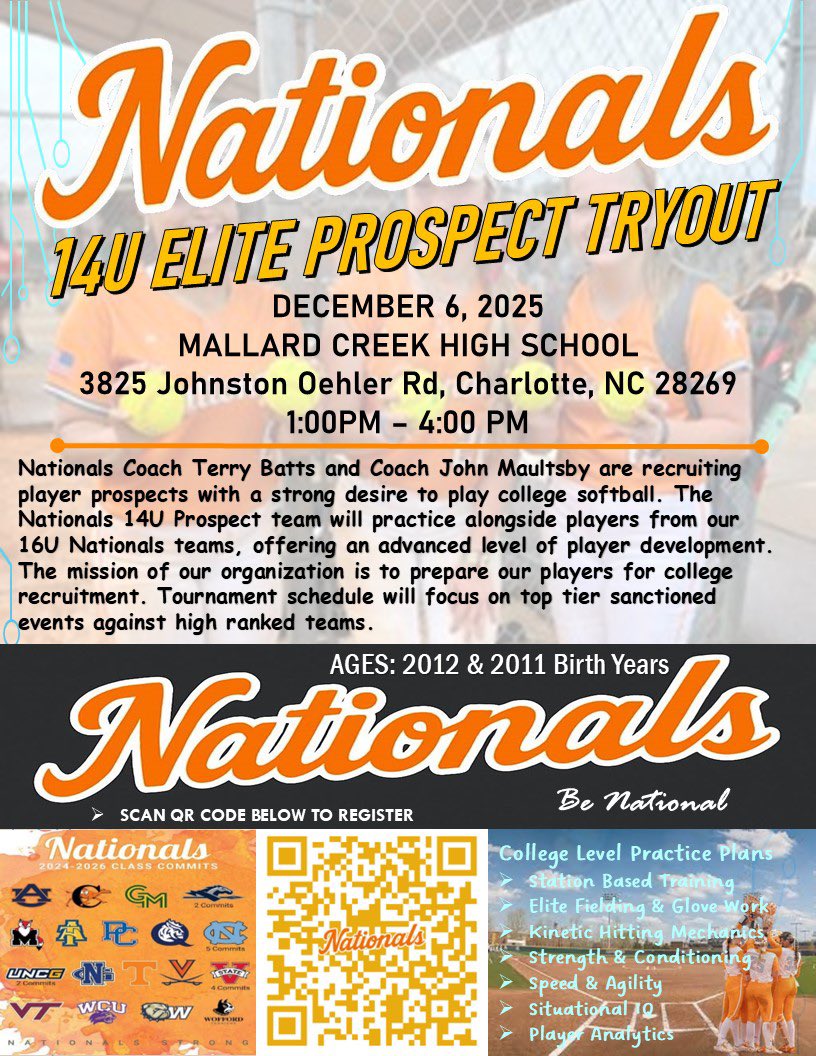 Nationals Fastpitch Team tweet media