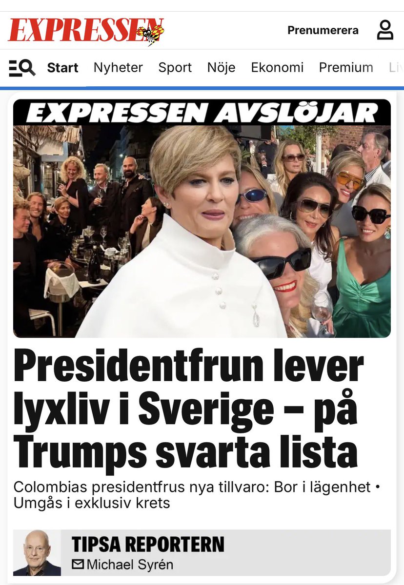 ojocolombia2026's tweet image. 🇨🇴 🇸🇪 Varios medios suecos reportan que VERÓNICA ALCOCER vive una vida de millonaria en ESTOCOLMO 

- Pasea en Ferraris 
- Cena en Restaurantes estrella Michelin 
- Tiene una Mansión En el lujoso barrio de östermalm
- la han visto de compras en tienda de lujo como Louis Vuitton…