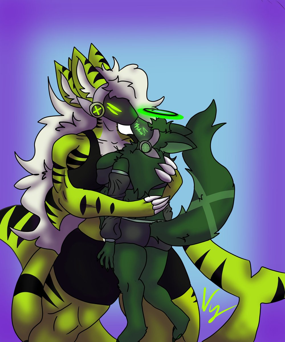 A Kiss for the goober 

Commission for <a href="/MetyProto/">Mety☄️</a>