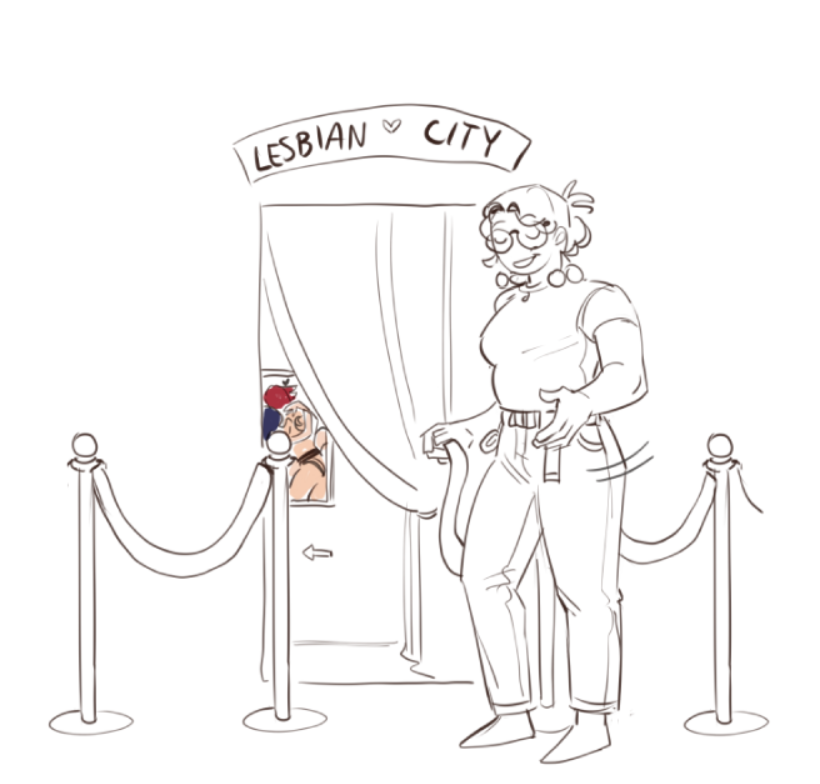 This is how I look when I see a new followers
"yes, welcome to my lesbian city, hope you can stay for longer"