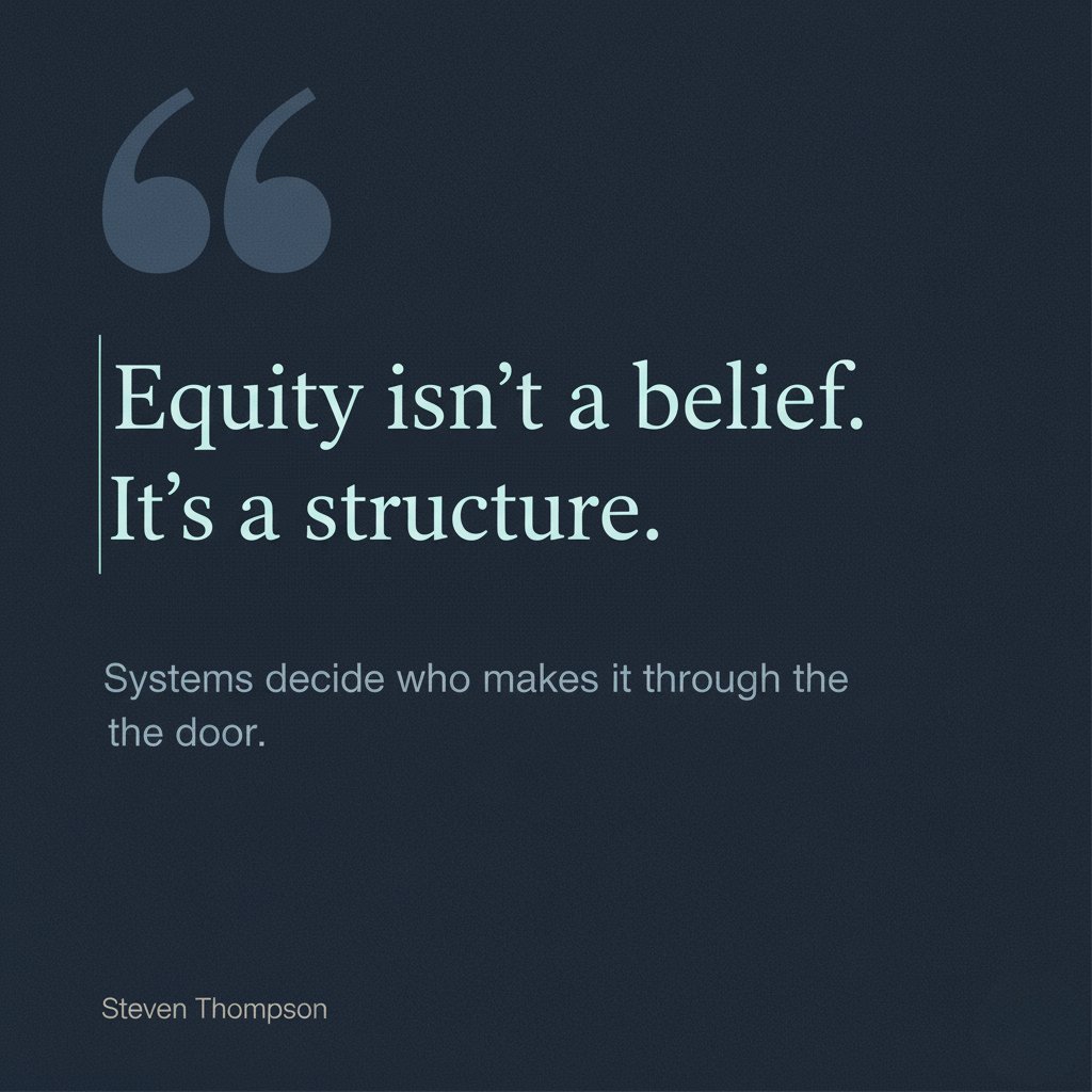 AIwithSteven's tweet image. Equity isn’t about caring harder.
It’s about building systems that make fairness the default.

That’s the opportunity in clinical research:

Fix the rules → access expands.
Fix the workflows → trust grows.
Fix the documentation → more people qualify.
Fix the structure → the…