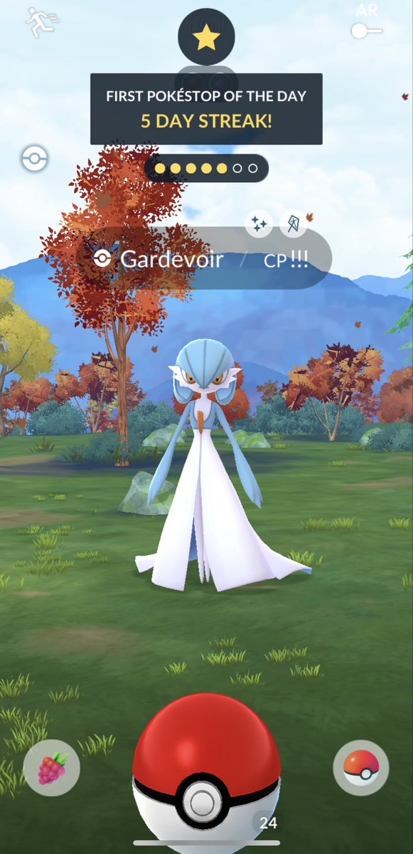 I had a lucky catch today during the safari event in Pokemon Go! #PokemonGOApp #PokemonGO