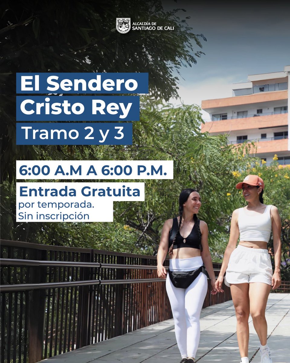 AlcaldiaDeCali's tweet image. Los ecoparques Cristo
Rey y Biodiversidad COP16 tienen nuevos horarios. ⏰

La entrada seguirá gratuita pero ahora sin inscripción. Los recorridos guiados se mantienen: 9:00 a.m., 12:00 m y 3:00 p.m.

Seguimos recuperando a Cali con espacios para todos.💛🌿
#AsíRecuperamosCali