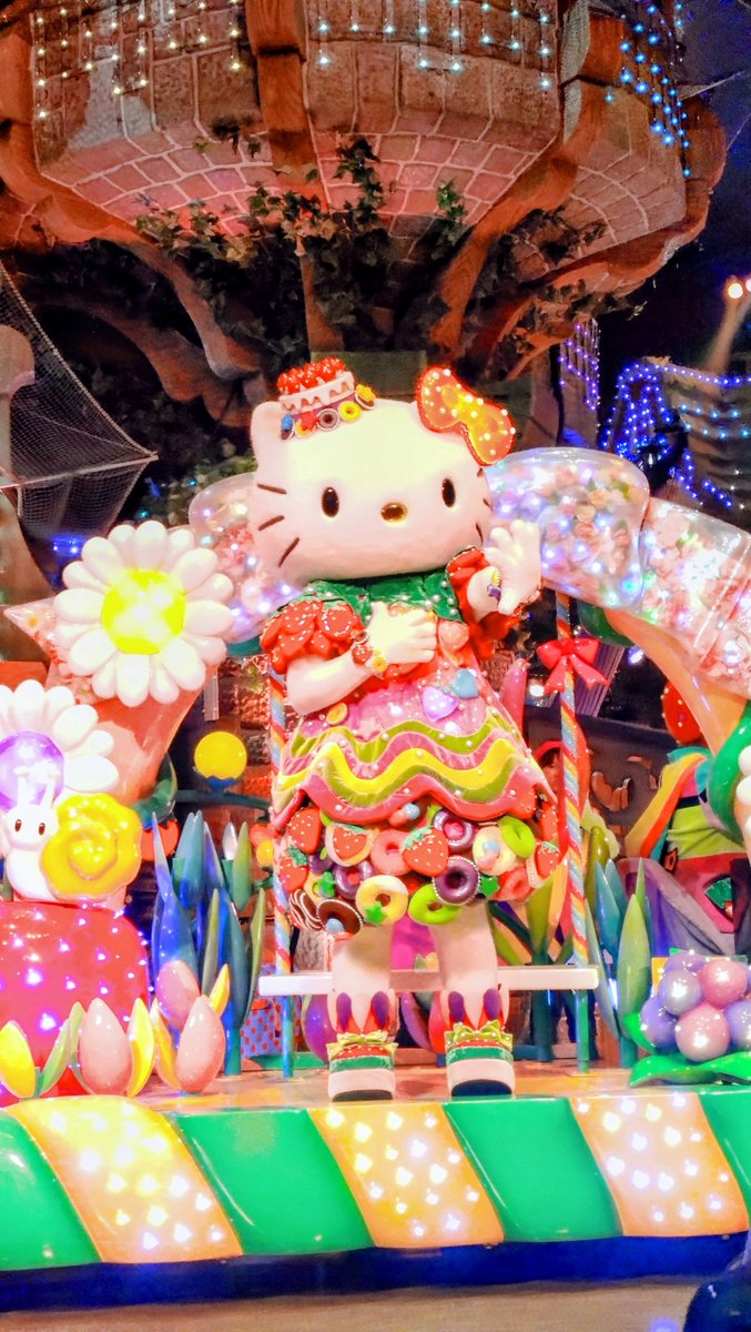 キティちゃん #ピューロランド #ミラクルギフトパレード 🌈サンリオ