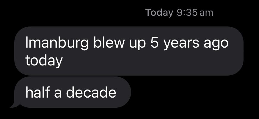 i’m not answering this fucking text man