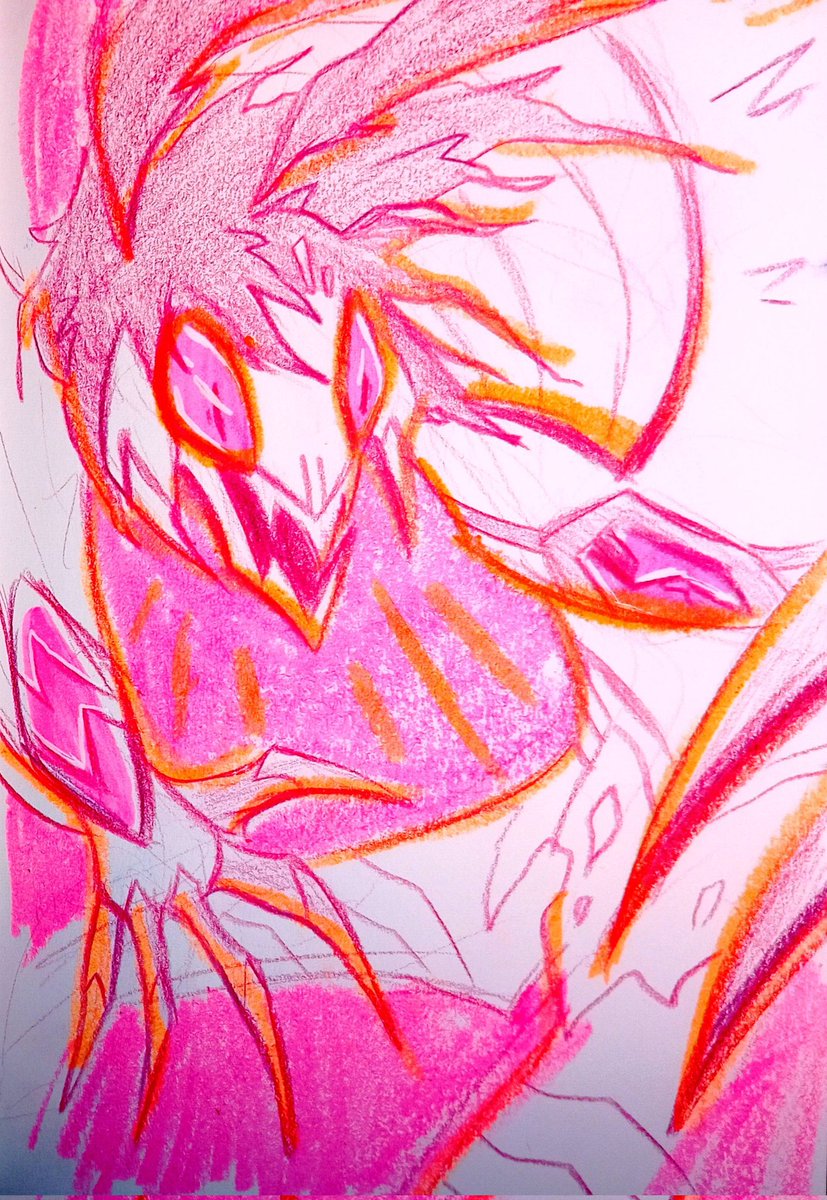 More art made during production! I love making her hair all wild and messy &gt;:3