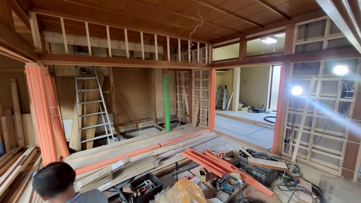 kuuwork's tweet image. 小牧の現場も進んでいます。