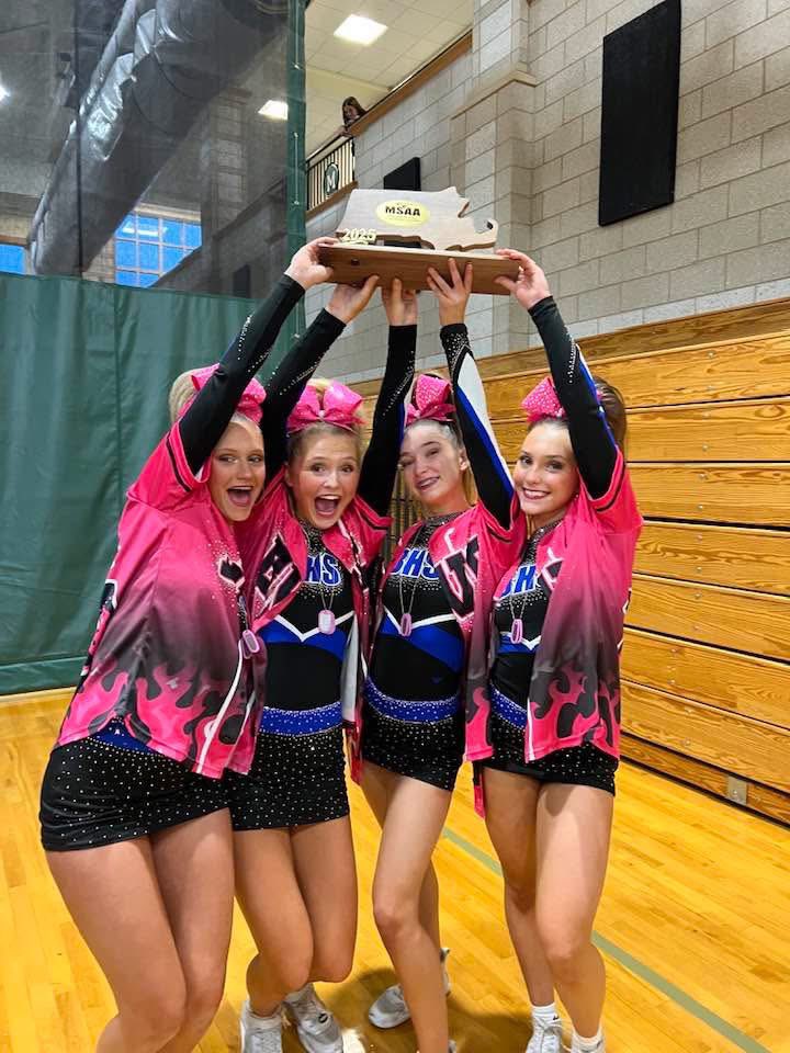 So proud of my girl and her team for being South Region Champs!  On to states next weekend!  <a href="/BraintreeHigh/">BraintreeHigh</a>  <a href="/BraintreeWamps/">Braintree Athletics</a> #seniorszn #braintreevarstiycheer