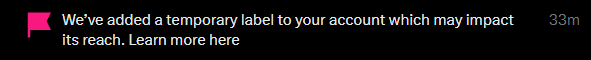 Made my bi-monthly tweet and twitter now thinks i'm a bot. I'm real!
