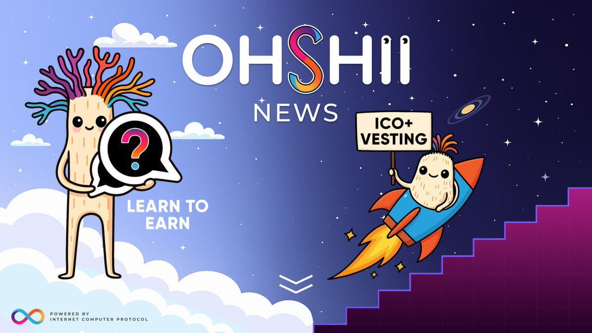 icpstealth's tweet image. 🚀 Excited to share some MAJOR UPDATES to the OhShii ecosystem!

You&apos;ll want to read carefully 👀 – some of these will appear in our live trivia happening in less than 20 mins ⏳, where you can win $OHSHII! 

quests.ohshii.com/trivia_126

Another session will be in 3 days with deeper…