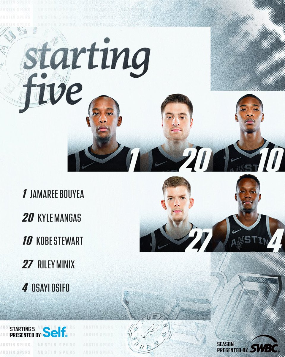austin_spurs's tweet photo. Our 5 for round✌️

@SelfCreditApp | #Sponsored https://t.co/xzjhhY4Fte