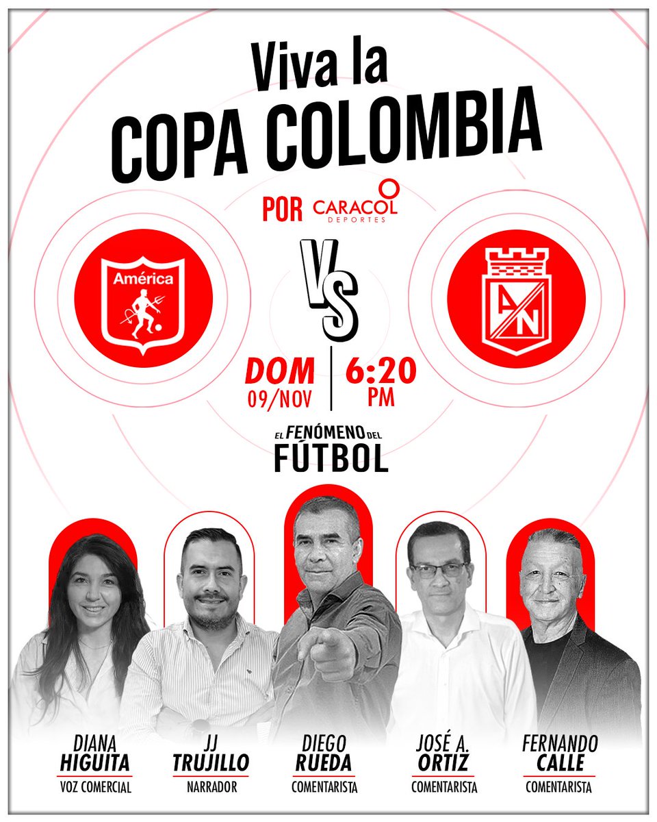 🇨🇴🏆 ¡Se define el segundo finalista de la Copa!

📻Viva las emociones a través de #ElFenómenodelFútbol de Caracol Radio.

Conduce: 
<a href="/diegonoticia/">Diego Rueda</a>
 
Relata: 
<a href="/jjelfenomenal/">jjtrujillonarrador</a>
 
Comentan: 
<a href="/joseperiodista/">Jose Alberto Ortiz R</a> y <a href="/PiolinCalle/">Fernando Calle</a> 
 
Voz comercial: 
<a href="/DianaHiguitaO/">DianaHou</a>