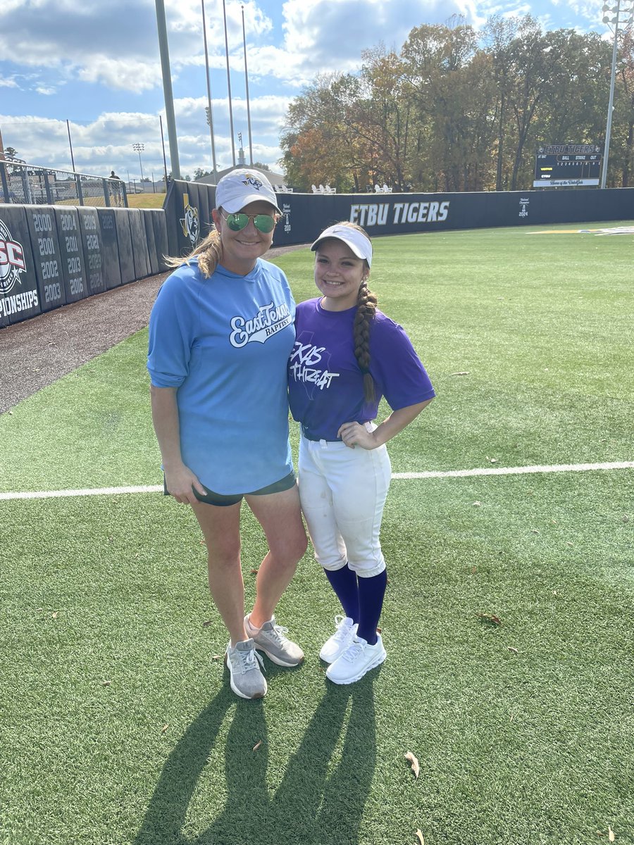 Blessed to attend the <a href="/ETBU_Softball/">ETBU Softball</a> prospect camp today, looking forward to hearing from Coach Shirley, and her team of other great coaches! <a href="/NCSA_Softball/">NCSA Softball</a>