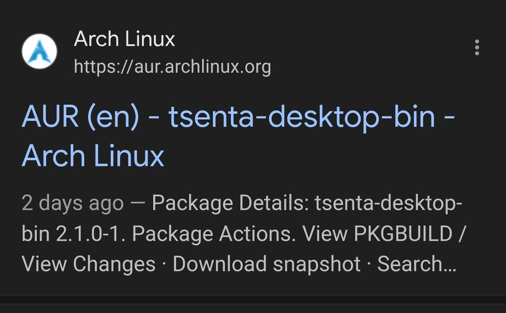 AgnaySrivastava's tweet image. Just got Tsenta onto the AUR!
(I use arch btw)

This should help our non-existent Arch Linux users have a better install experience.

Install using:
paru -S tsenta-desktop-bin

LSFG!!

#Linux #linuxtechtips
