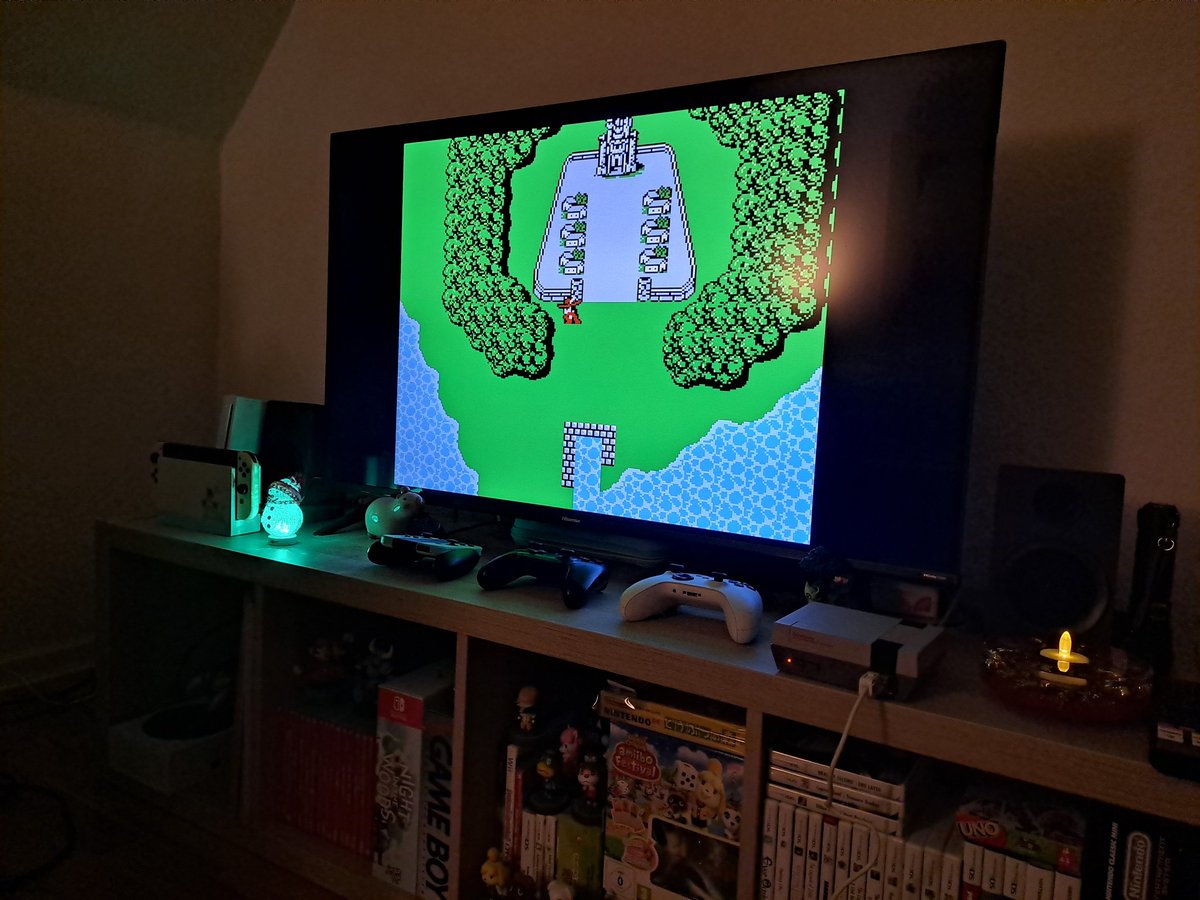Decided to start making my way through the NES Classic games I never played. Final Fantasy 1 has been super fun so far!