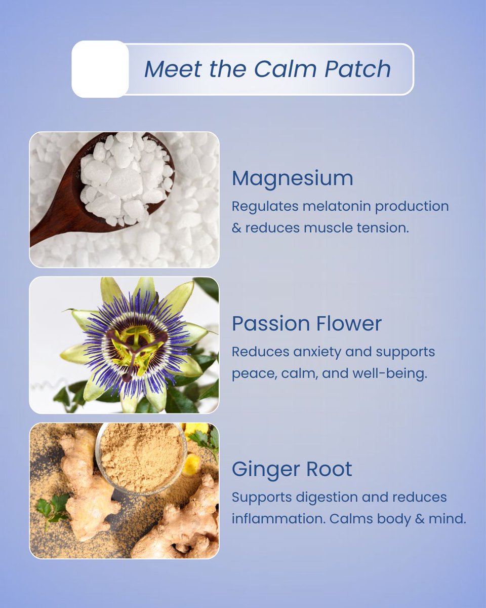 VibePatches's tweet image. When the mind won’t slow down, a little calm can change everything.
The Calm Patch supports a steady, grounded mood. No pills, no drowsiness.

✨ BOGO sale is live site-wide! Peel. Stick. Breathe. ✨ 

#CalmPatch #VitaminPatch #VibePatches #WearableWellness
