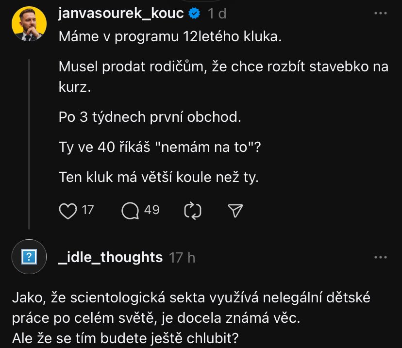 jakubjahl's tweet photo. Vrchnรญ Scientolog @janvasourek nezklamal :D #scientologie #cult #sekta #scientology #hubbard #xenu https://t.co/FayRedeWiE