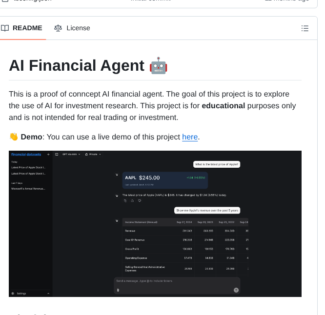 AI agent for investment research with 30+ years of data