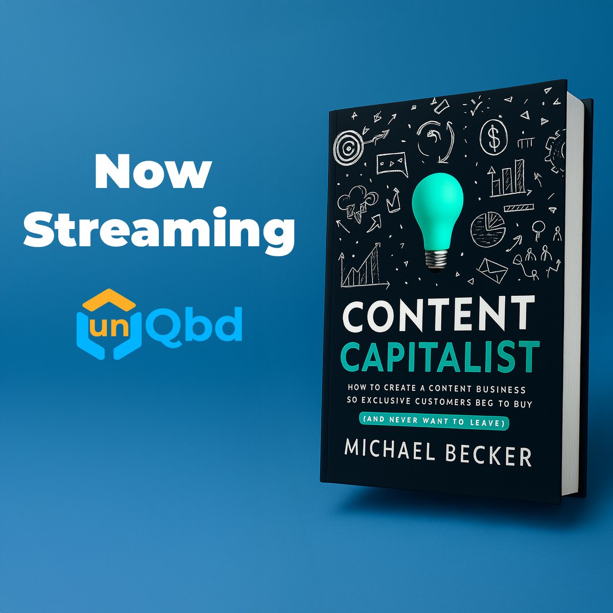 unQbdinc's tweet image. ✅ X

📘 Content Capitalist by Michael Becker is now streaming on unQbd.

Learn how content-led businesses attract loyal customers and grow faster.

Read here: unQbd.com

#ContentCapitalist #BusinessAndMarketing #unQbd