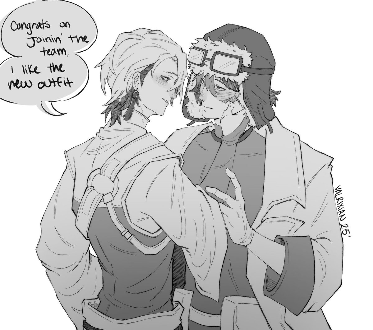 Valrixian's tweet photo. I like #zanfollo #GachiArt (maybe I’ll color later) https://t.co/pnZoWHWLZ3