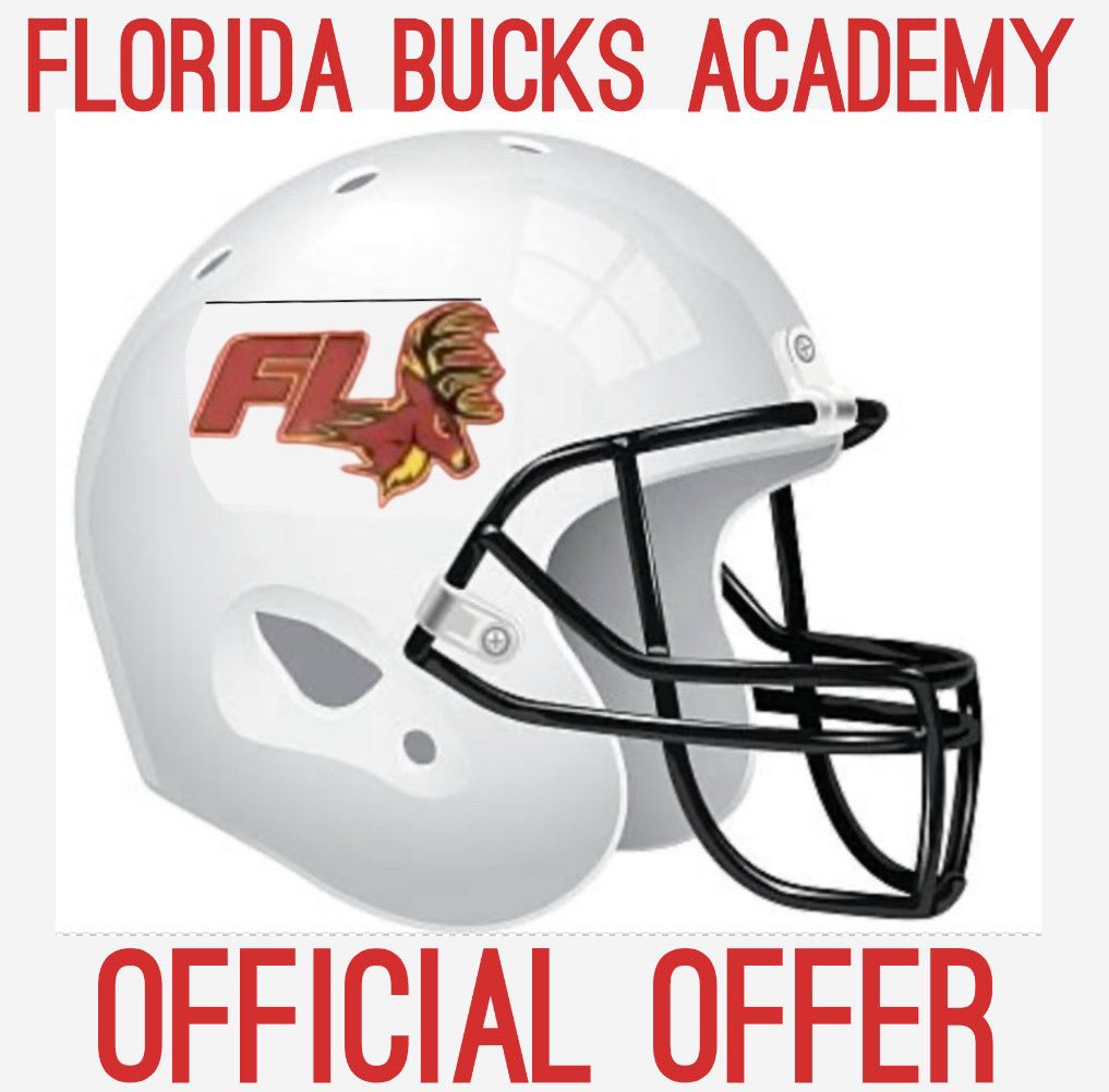 After a conversation with <a href="/coachTaye51/">Coach Taye</a> I’m blessed to receive my 12 offer from <a href="/CoachJP6/">Florida Bucks Academy</a> Florida bucks academy <a href="/SFHS_FB/">SFHS FB</a> <a href="/coach_blatch/">CoachBlatch</a> <a href="/Jkalt8244/">Jordan Kaltman</a> <a href="/coachtomg5918/">Coach Tom Geary</a>