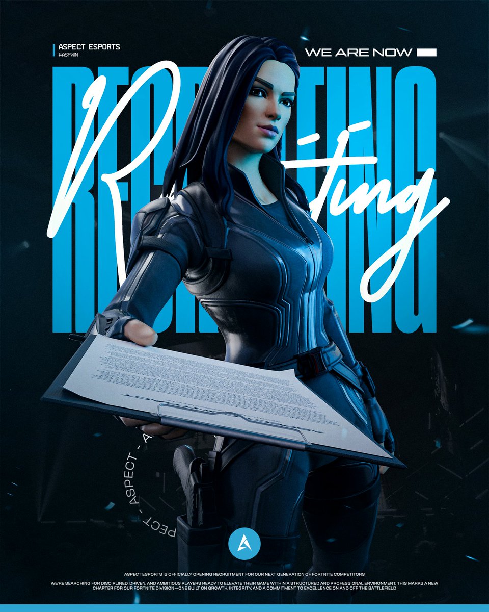 WE ARE RECRUITING FOR 2026!✍️

- Professional Fortnite Players
- Content Creators
- Broadcast Talent / Castors
- Operational &amp; Management Staff
- Ownership &amp; Investment Partners

If you're interested in contributing to a high level esports organisation, we'd love to connect!