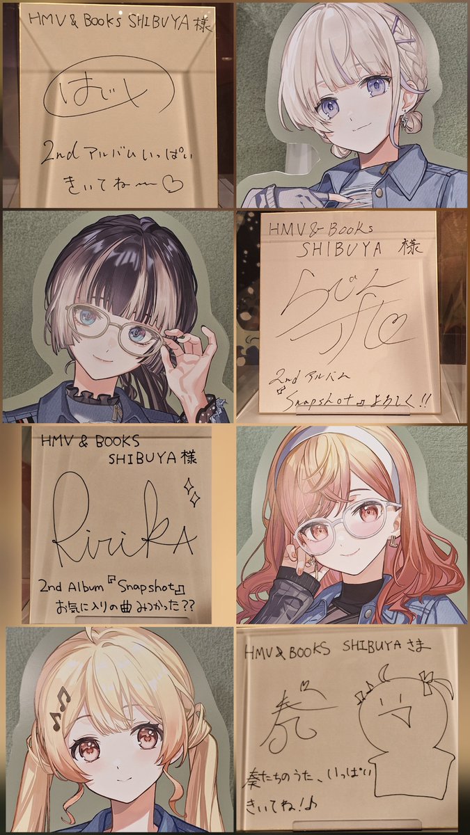 kano_krm's tweet image. 🍀ReGLOSS 2nd Album『Snapshot』🍀
渋谷HMVのONLY SHOP＆フェア
みんな可愛いぞ🥰
#ReGLOSS 
#ReGLOSS_2ndAlbum