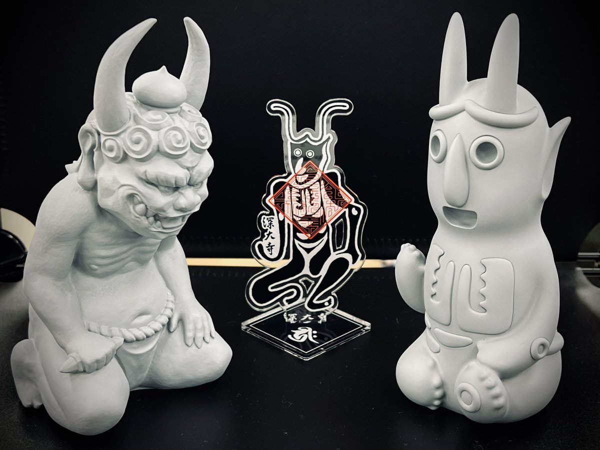 muto_chi's tweet image. むくり（起床）

遅ればせながらデザフェス2日間ありがとうございました！✨🙏

次回の予定はこのような💁🏼‍♂️
▶️12/13名古屋クリマ
▶️12/20卍デマーケット

オニくんソフビ、ハニくんソフビ
の登場も近付いております👹👹

続報お待ちいただけると幸いです🙇‍♂️
どうぞよろしくお願いいたします
#銀印本舗