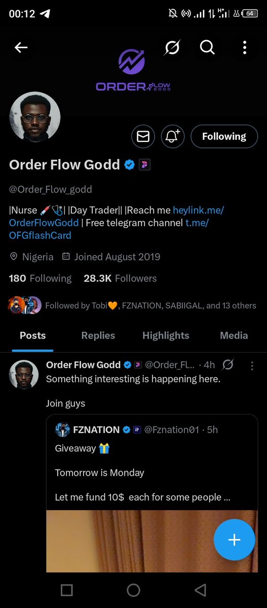 uzitrades's tweet photo. @Fznation01 @Order_Flow_godd @Tiifeemi @cableanalyst This $10 would go a long way 🙏🏾
Congratulations on your ordination https://t.co/PYL17Q1Ser